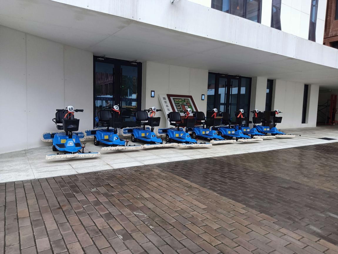 千亿国际游戏官网驾驶尘推车“入驻滨州魏桥